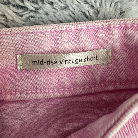 Wrangler Mid-Rise Vintage Short W Pockets Pink Denim NWOT Size 4 - Picture 6 of 9